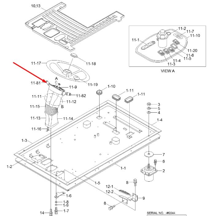 Hyundai 01.0704.0600 Перемикач рульової колонки для R140, R170