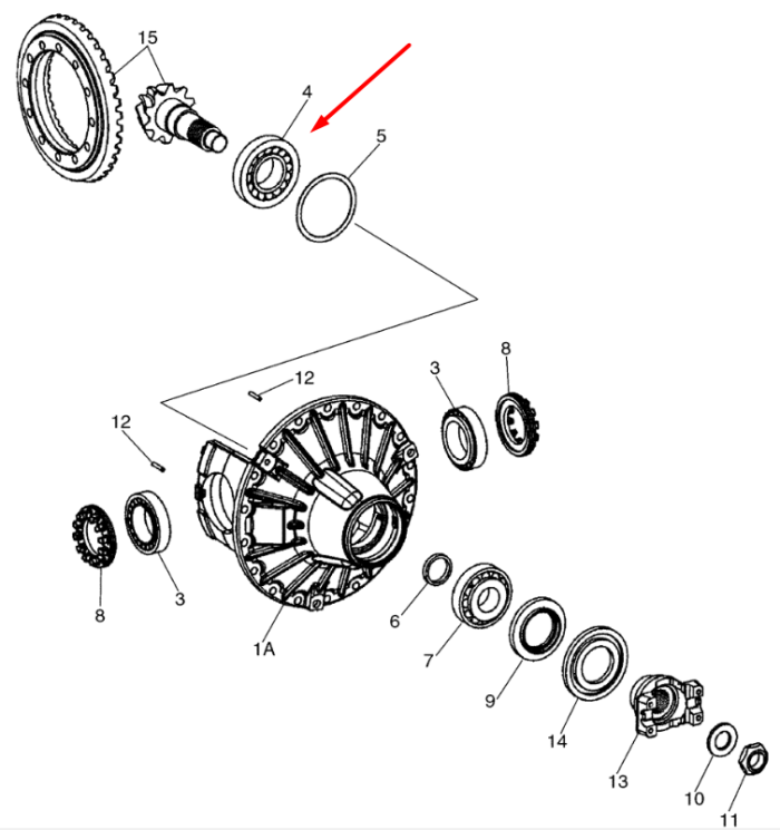 8603222 Підшипник КПП (65x110x28) New Holland 0735301801