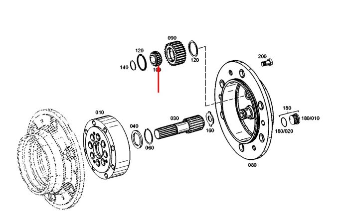 0750118287 (0735410855, 0750118085) Підшипник планетарної передачі ZF
