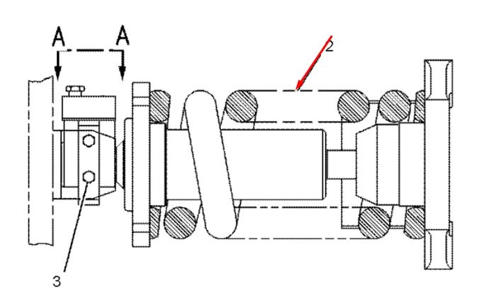 Caterpillar 1156424 Натягувач гусениці для 318B, 320B