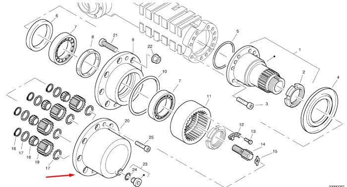 ZF 4472329019 Корпус редуктора