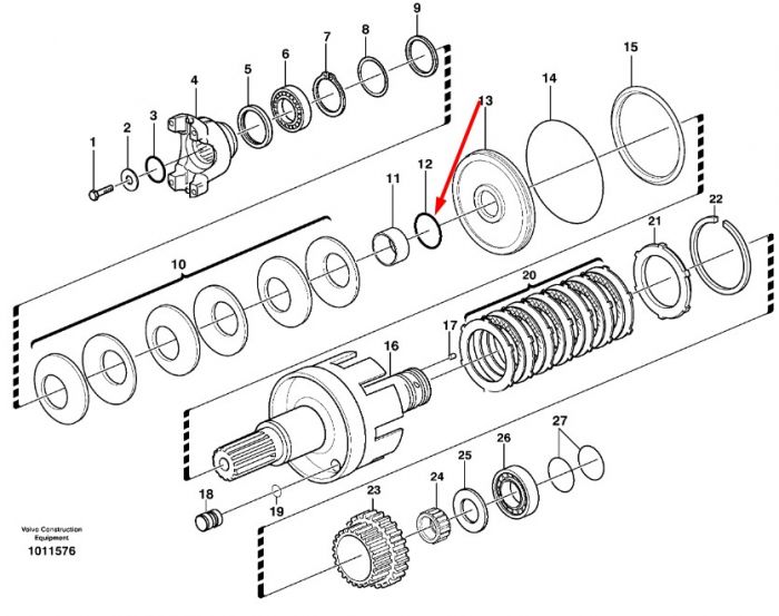 11712991 (028548, CA0028548, 6194997M1, X2230492) Кільце ущільнювальне Volvo