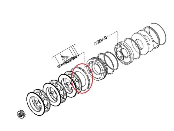 Carraro 136644 (237022A1, 204-3091, 85808317, 086193396M1, 11988608) Гальмівний диск