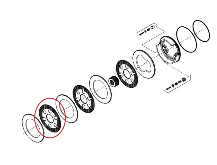 Carraro 143874 (85827747, 217-2895/GEUG43908, CA0143874, 6193395M1, 11709332) Фрикційний диск