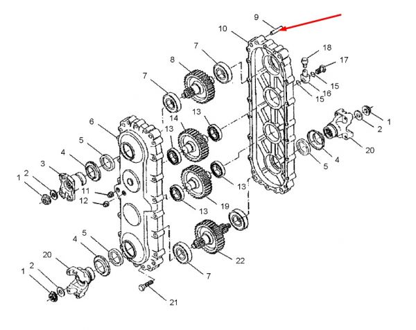 1450863 Штифт Caterpillar TH83