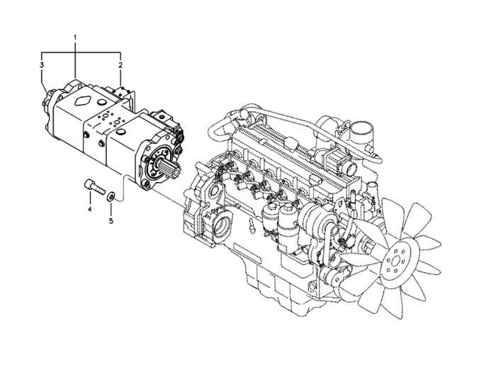 Volvo 14533644 Гідравлічний насос EC160B