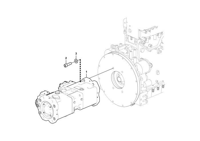 Насос гідравлічний у зборі Kawasaki K3V180DTP VOE14566659