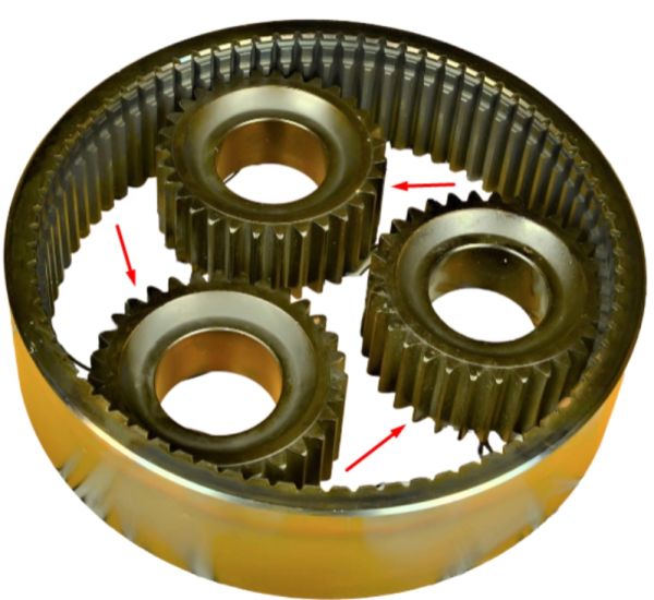 Carraro 147034, S06/41853 Шестерня-сателіт у колісний редуктор мосту Carraro 401608
