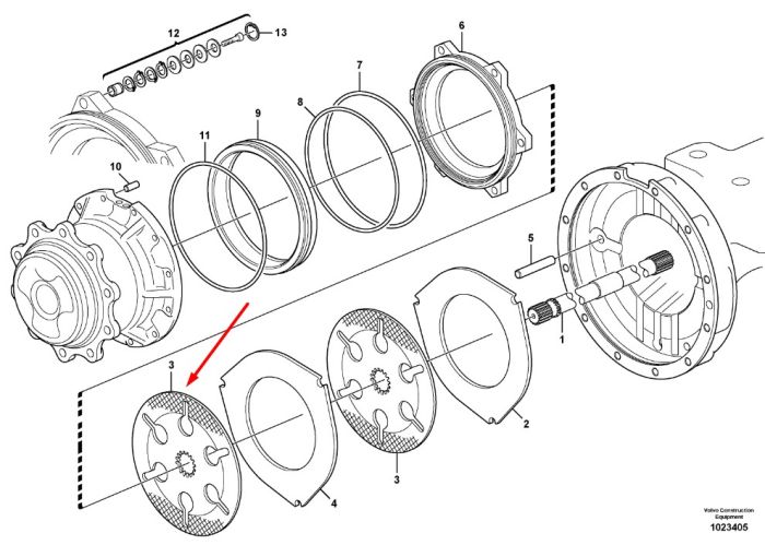 148795 (11716579, 2887303, 87708434) Фрикційний диск гальмівний на міст Carraro