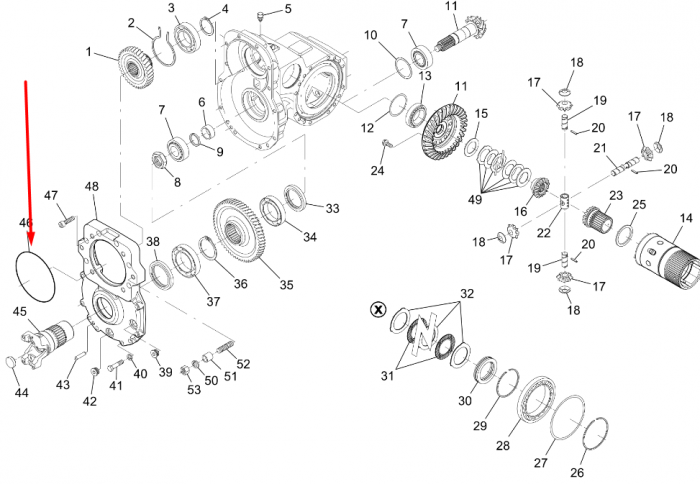 153310895 Кільце ущільнювача New Holland