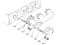 Kubota 15522-12350 Прокладка вихлопного колектора для V1502, V1505