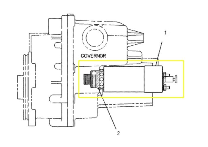 Caterpillar 1554652 Електромагнітний клапан для 3126