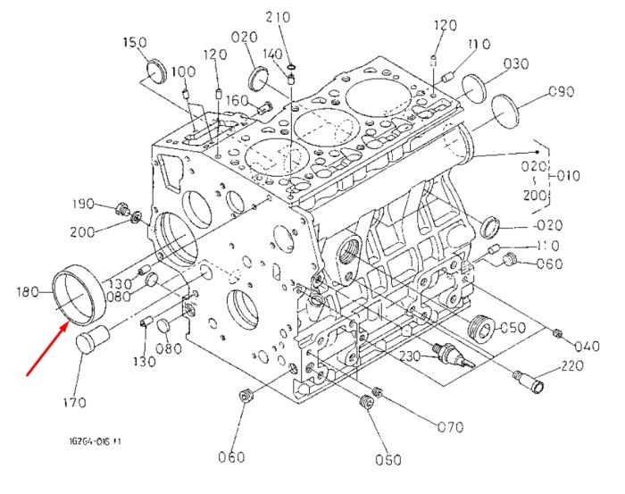 Kubota 16271-55350 Вкладиш кільце ТНВД для D1105, V1505