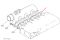 Kubota 16423-11820 Прокладка впускного коллектора для V1702, V1903