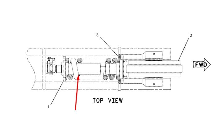 Caterpillar 1686766 Натягувач гусениці для 315С