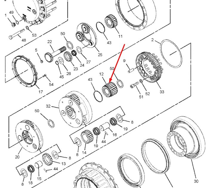169-5590 Сонячна шестерня (24 зуби) Caterpillar 320