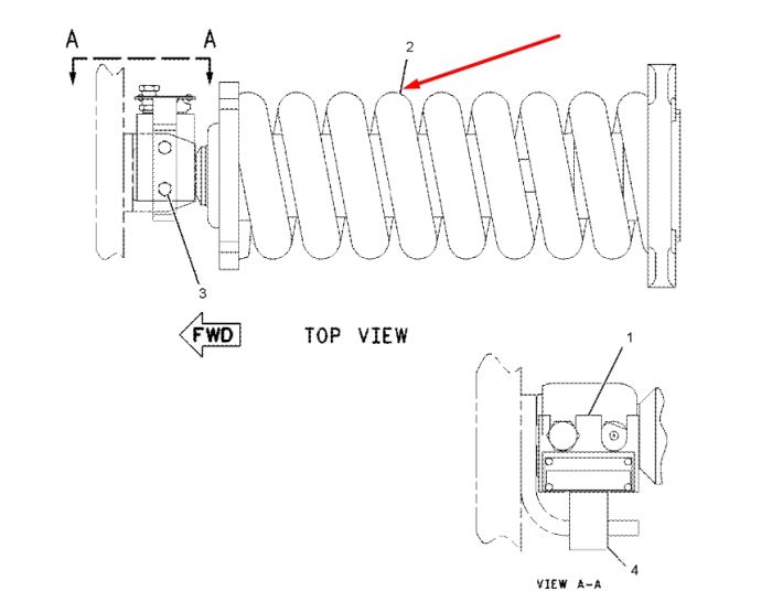 Caterpillar 1792992 Натягувач гусениці для 315С