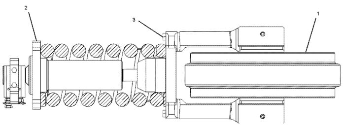 Caterpillar 1941260 Натягувач гусениці для 318C, 320C