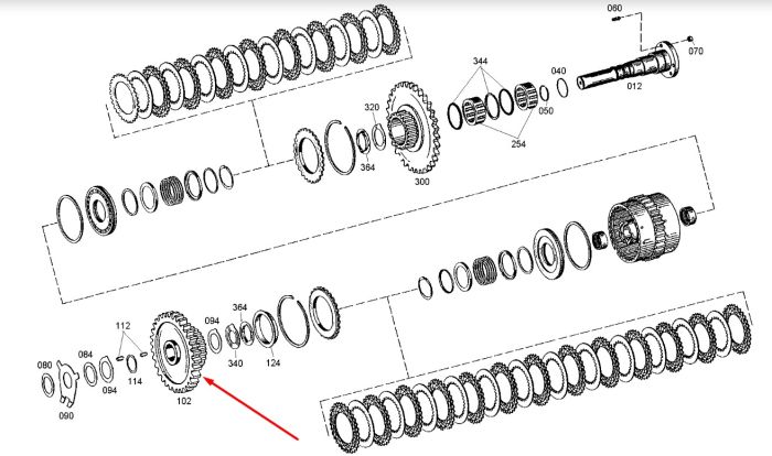 76034121 Шестерня диференціала New Holland 4642351071