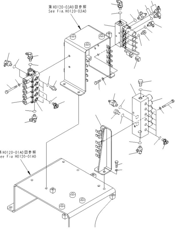 Komatsu 206-60-51132 Електромагнітний клапан PC100, PC120