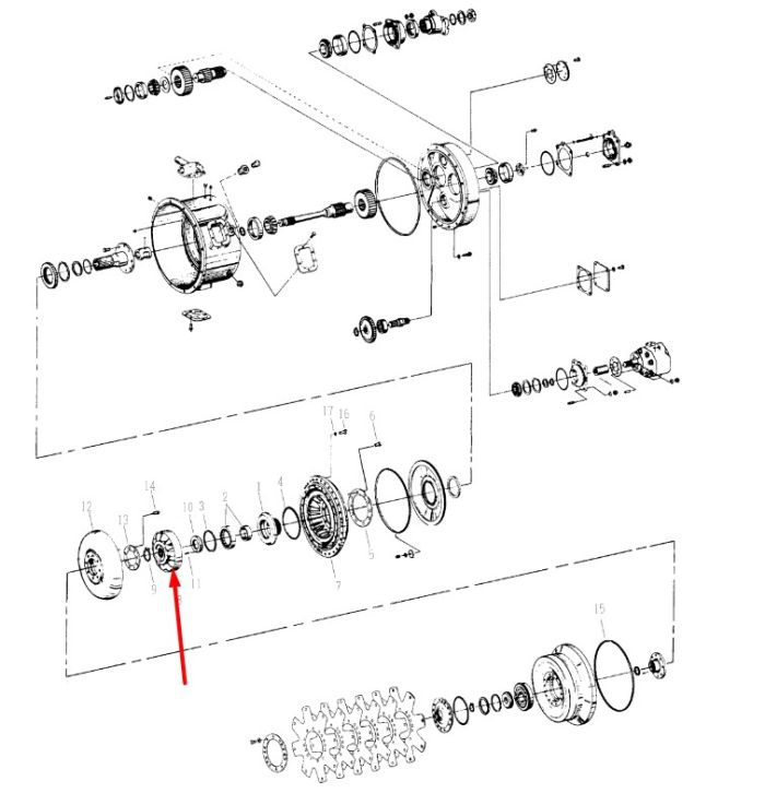 218781 Реактор гидротрансформатора Dana Spicer C8000, CL8000