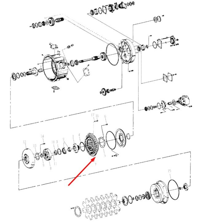 222265 Ротор Dana Spicer C8000, CL8000