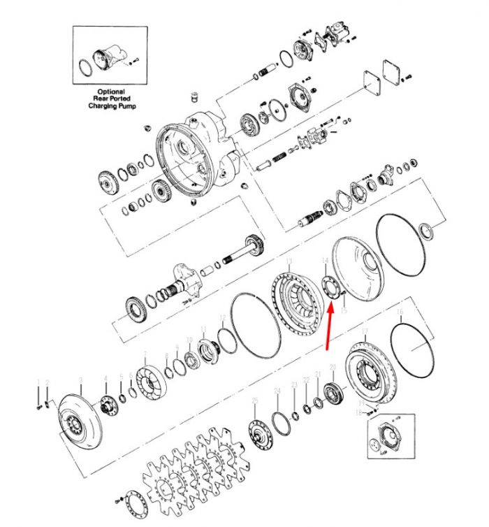 222266 Ступиця Dana Spicer C5000, CL5000, 34000, 36000, 40000, TE27, TE32