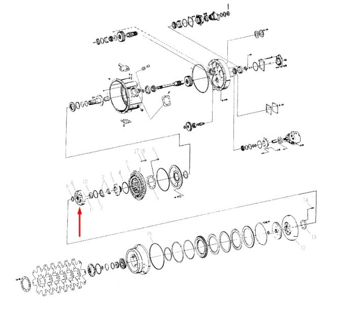230040 Реактор гідротрансформатора Dana Spicer C8000, CL8000