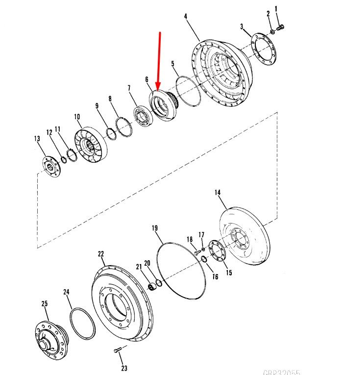 230752 Ступиця ротора Dana Spicer C320, C330, C270, CL270, 28000, 32000