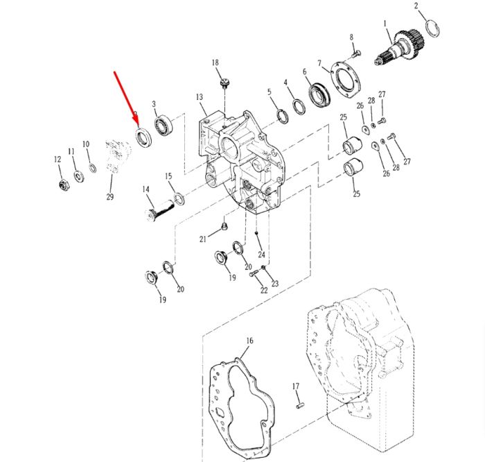 Сальник маслознімний 231798/200052L/7920 Dana Spicer для трансмісії 24000