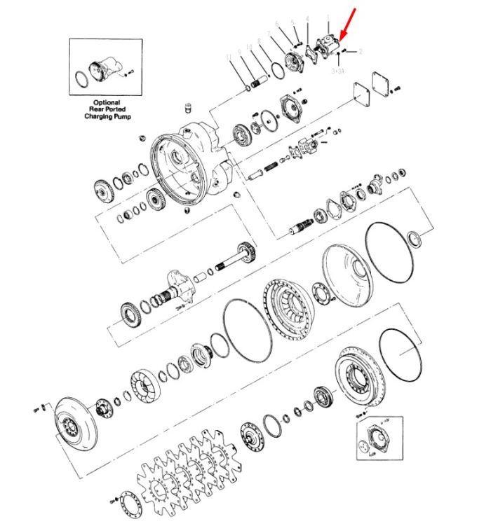 235840 Масляний насос КПП Dana Spicer 125C