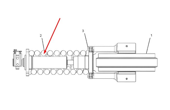 Caterpillar 2394355 Натягувач гусениці для 322C