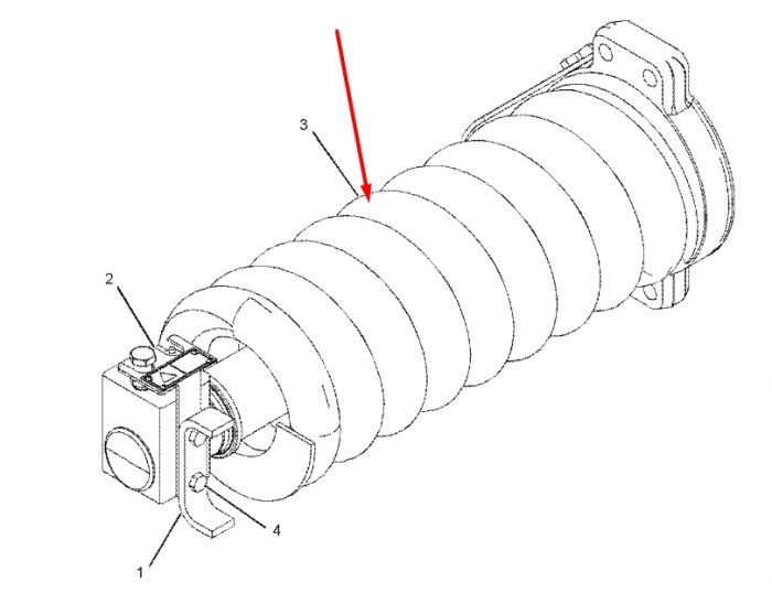 Caterpillar 2394357 Натягувач гусениці для 322C