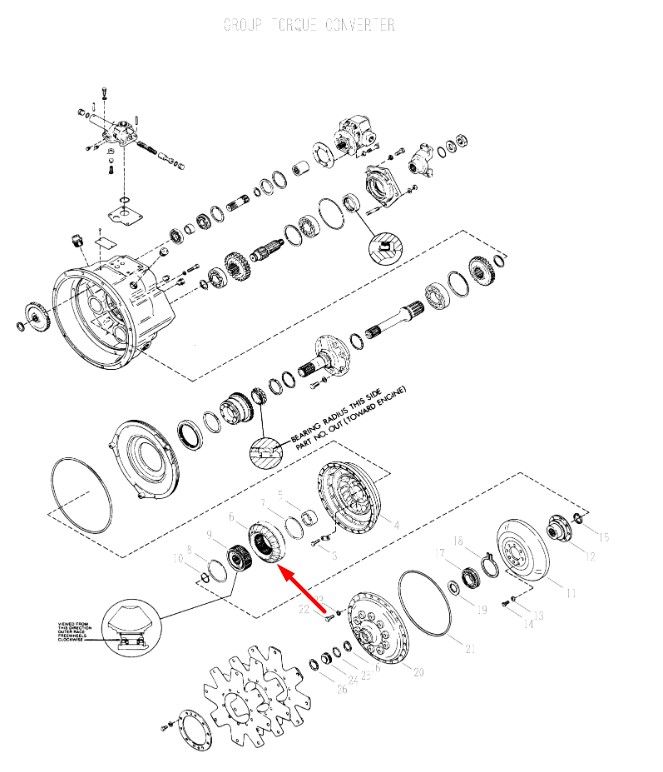 239632 Реактор гідротрансформатора Dana Spicer 18000
