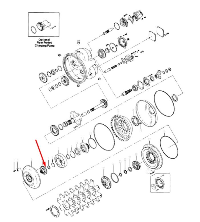 241559 Турбіна Dana Spicer C5000, CL5000, 34000, 36000, 40000, TE27, TE32