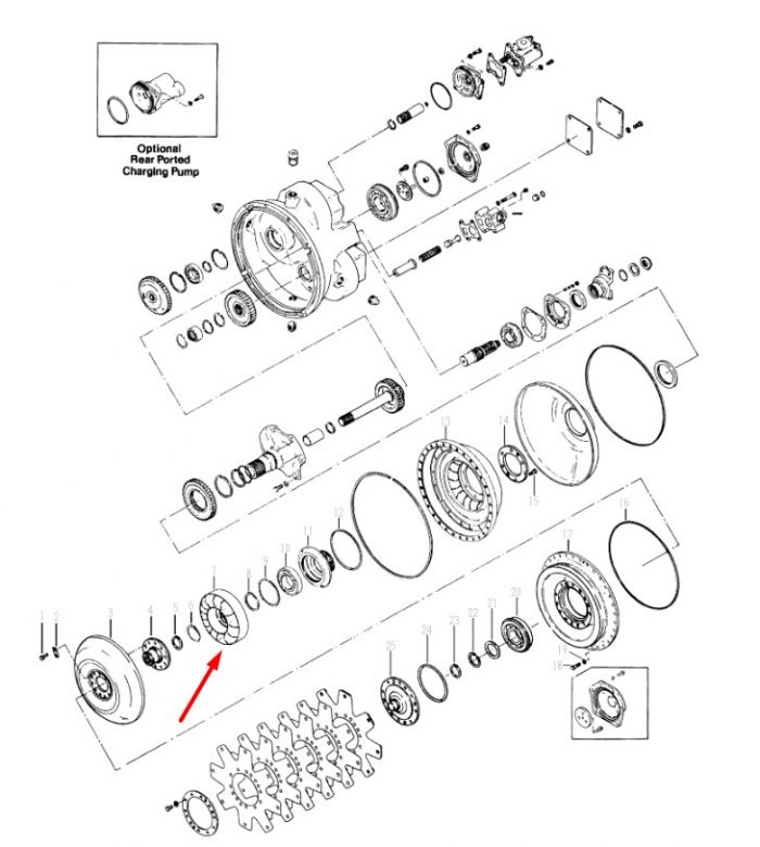 246378 Реактор гідротрансформатор Dana Spicer C5000, CL5000, 34000, 36000, 40000, TE27, TE32