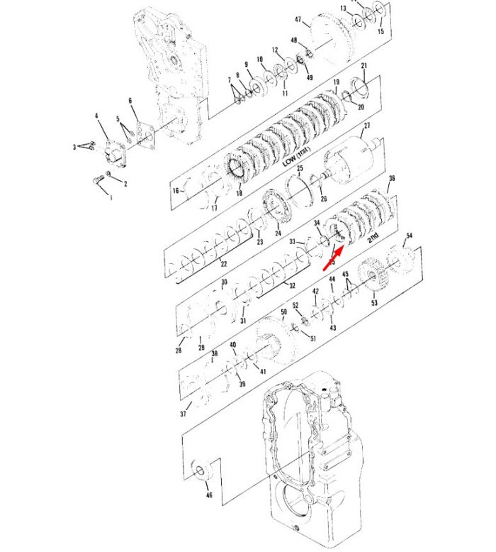 245238 Диск фрикційний Dana Spicer T12000