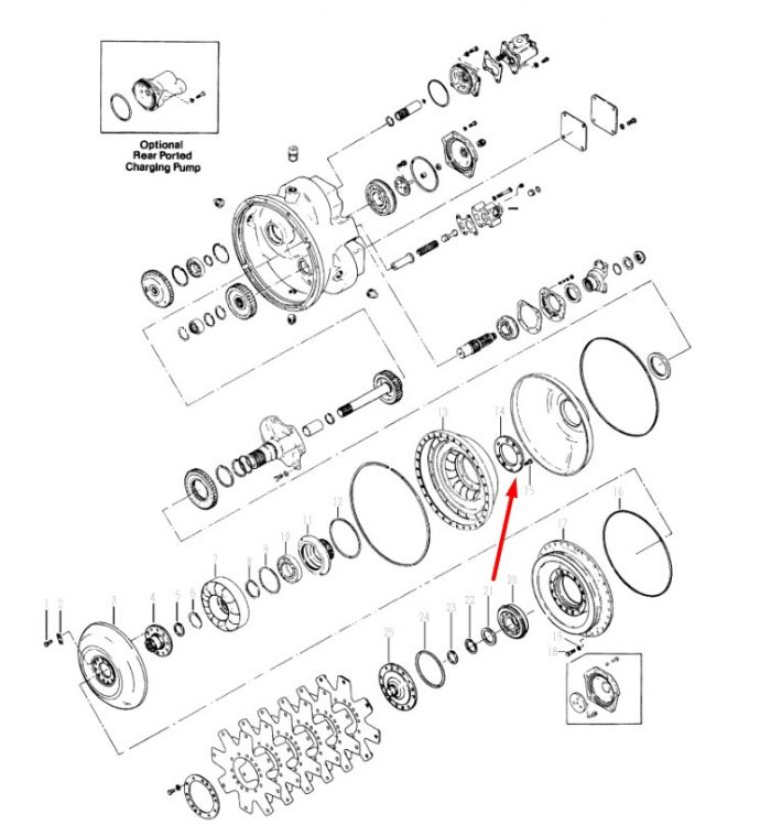 247294 Ступиця ротора Dana Spicer C8000, CL8000