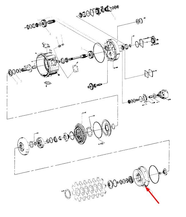 249185 Кришка ротора Dana Spicer C8000, CL8000