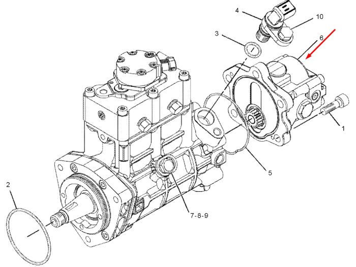 Caterpillar 2923751 Паливоперекачувальний насос 320D