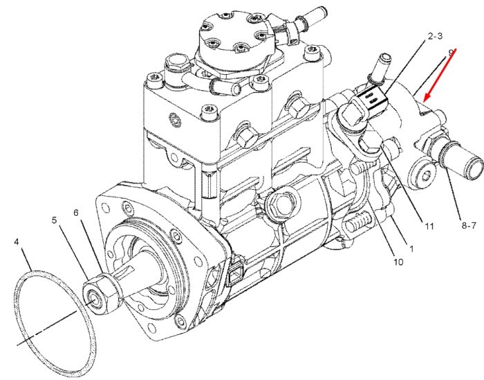 Caterpillar 2930249 Паливоперекачуючий насос 320D
