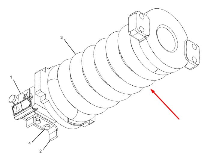 Caterpillar 2979142 Натягувач гусениці для 311D, 312D, 314D