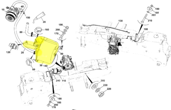 JCB 332/D0204, 15/920065 Вакуумний підсилювач гальм 3CX, 4CX