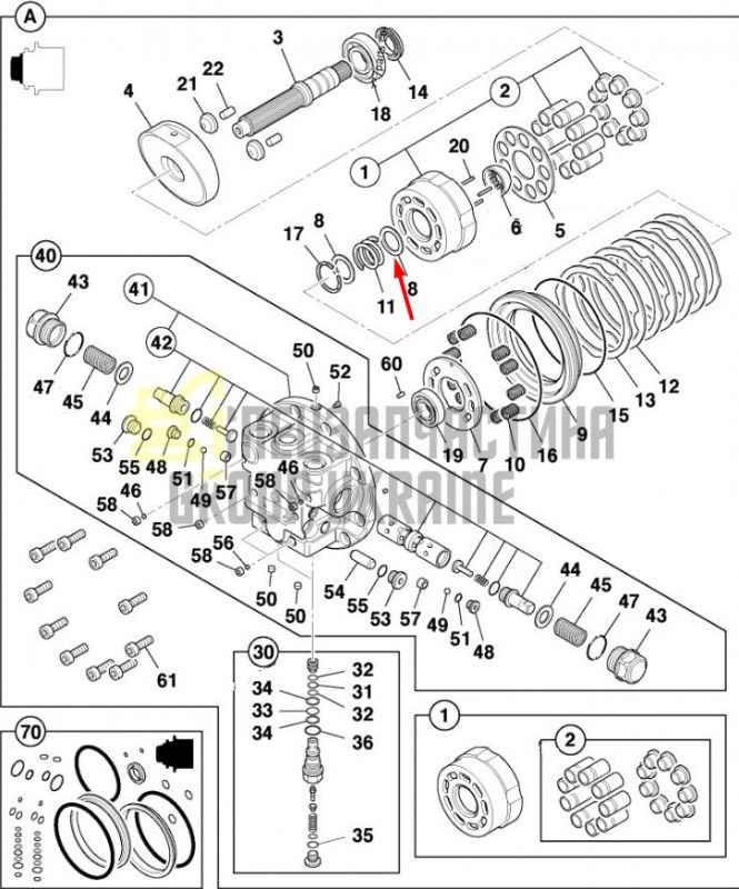 JCB 332/E5659 Шайба JS115