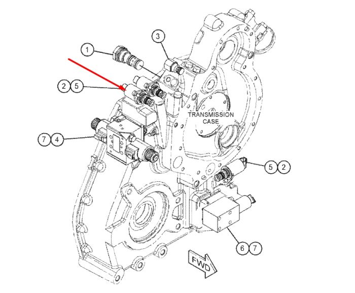 Caterpillar 3347531 Електромагнітний клапан у зборі 12V