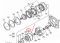Kubota 34076-61570 Ушільнююче кільце для GL220