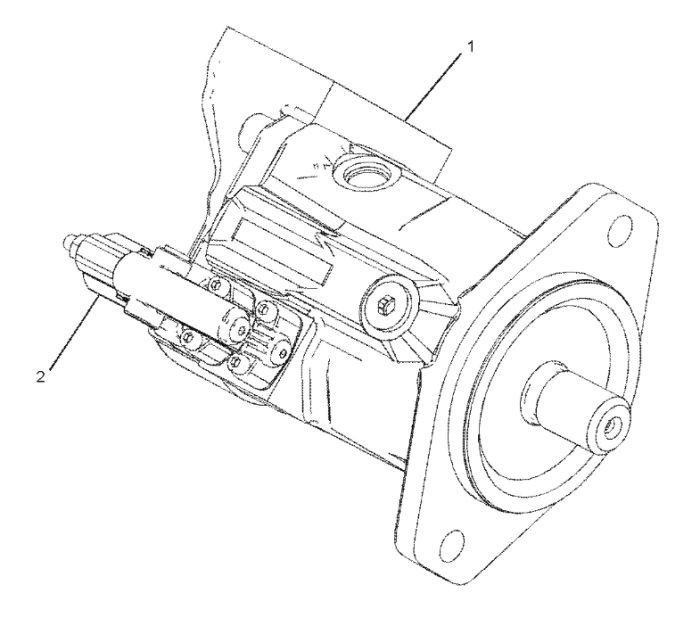 Caterpillar 350-0666 Поршневий насос для 414E, 416E