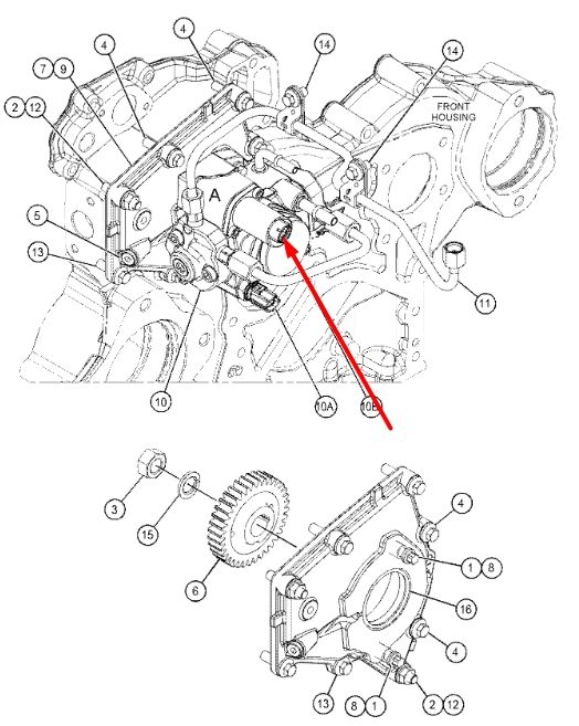 Caterpillar 3582583 Клапан керування всмоктуванням (HP3) (12 В)