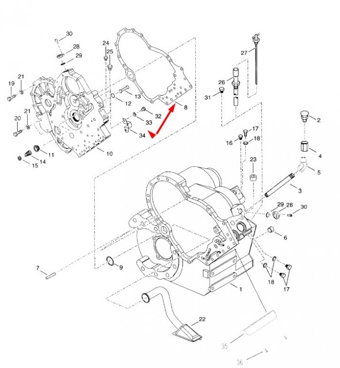 4201491 Ущільнювальна прокладка Dana Spicer T12000