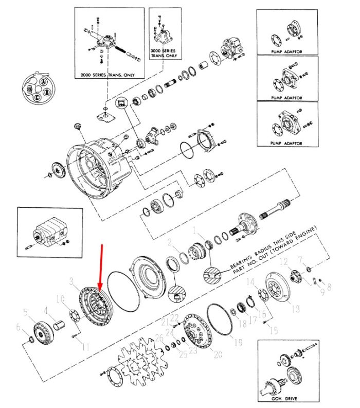 4203442 Ротор Dana Spicer C2000, 18000, 24000